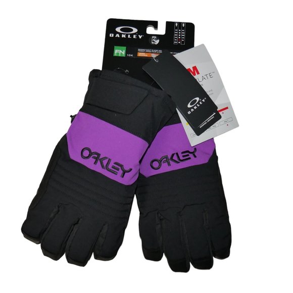 Oakley Mens Waterproof Winter Gloves Thinsulate Snow Snowboarding Ski Tubing NWT - Picture 8 of 15